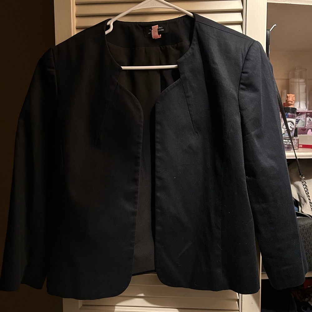 Black Blazer Sleek Minimalist Design